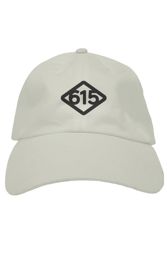 615 Diamond Eggshell premium dad hat