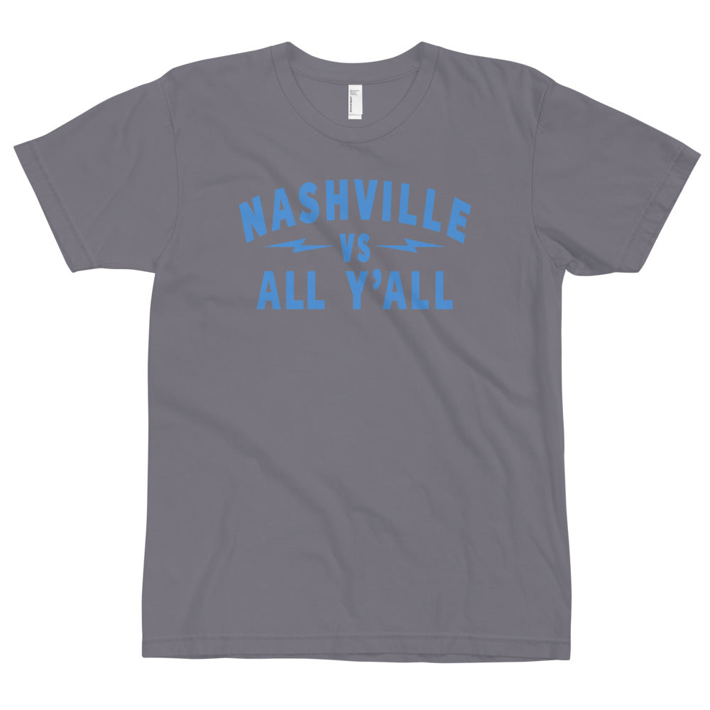 Nashville Vs All Y'all Sky Blue Graphic T-Shirt